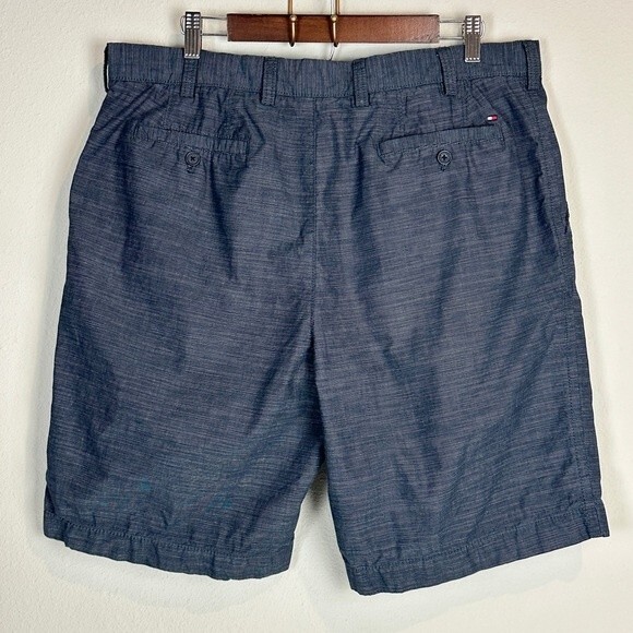 Tommy Hilfiger Navy Grey Bermuda Shorts 38 - Picture 4 of 8